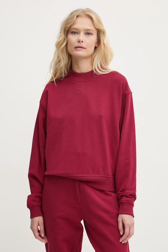 Хлопковая толстовка Hugo, бордовый
Хлопковая толстовка Hugo, бордовый