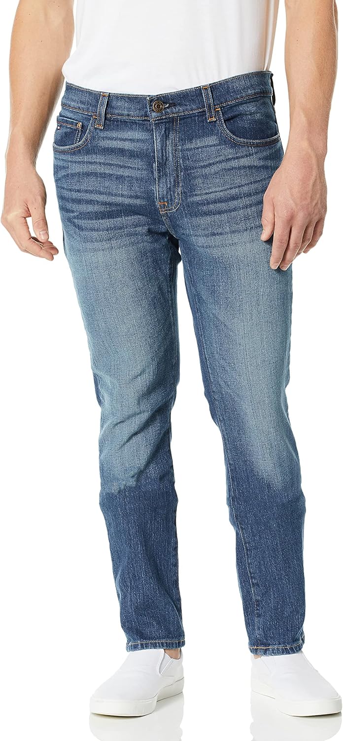 Мужские джинсы прямого кроя Tommy Hilfiger Stretch, Medium Blue Wash
Мужские джинсы прямого кроя Tommy Hilfiger Stretch, Medium Blue Wash