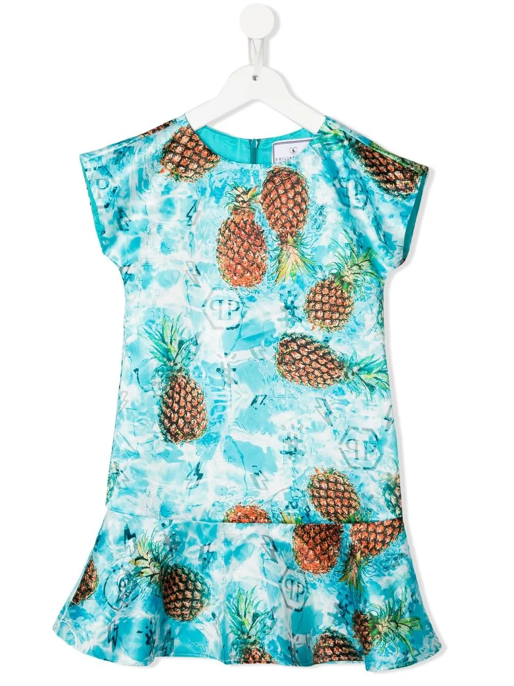 Платье с короткими рукавами и принтом Philipp Plein Junior, синий
Платье с короткими рукавами и принтом Philipp Plein Junior, синий