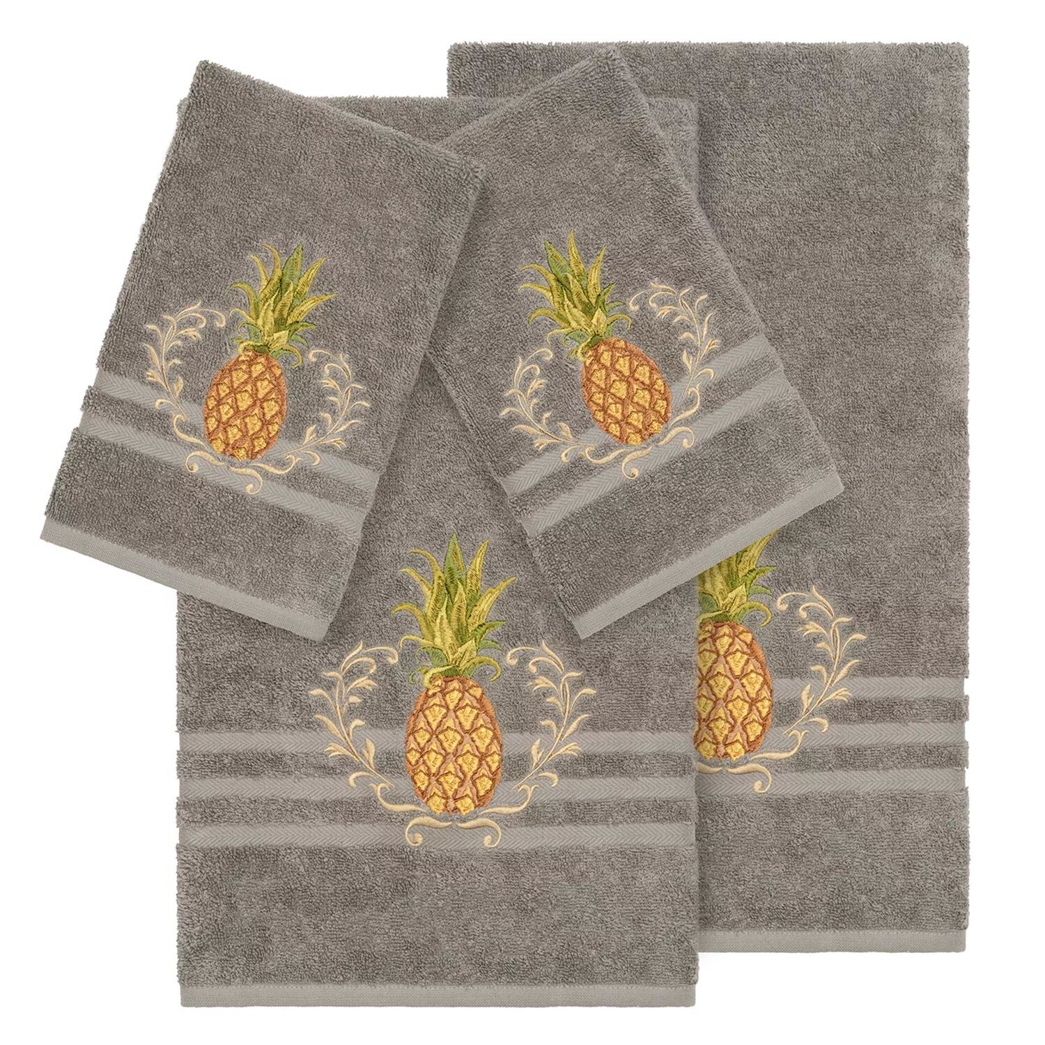 Linum Home Textiles Набор полотенец из турецкого хлопка с украшением из 4 предметов, темно-серый
Linum Home Textiles Набор полотенец из турецкого хлопка с украшением из 4 предметов, темно-серый
