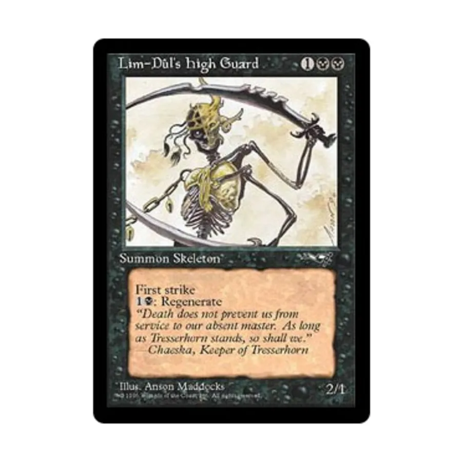 CCG Высшая стража Лим-Дула - Вер. 2 (С1), MTG - Alliances
CCG Высшая стража Лим-Дула - Вер. 2 (С1), MTG - Alliances