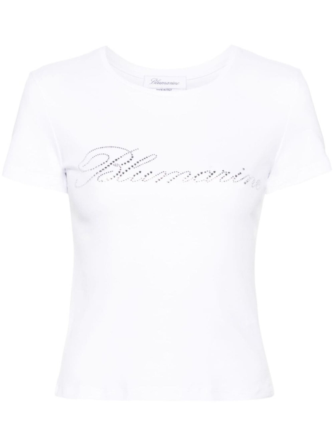 Blumarine футболка с логотипом, белый 
Blumarine футболка с логотипом, белый