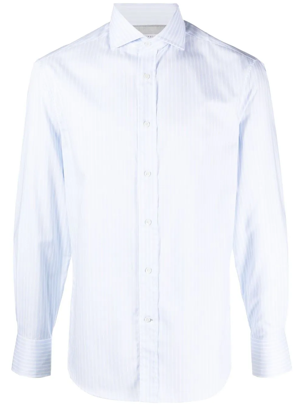 Полосатая рубашка с длинными рукавами Brunello Cucinelli, черный
Полосатая рубашка с длинными рукавами Brunello Cucinelli, черный