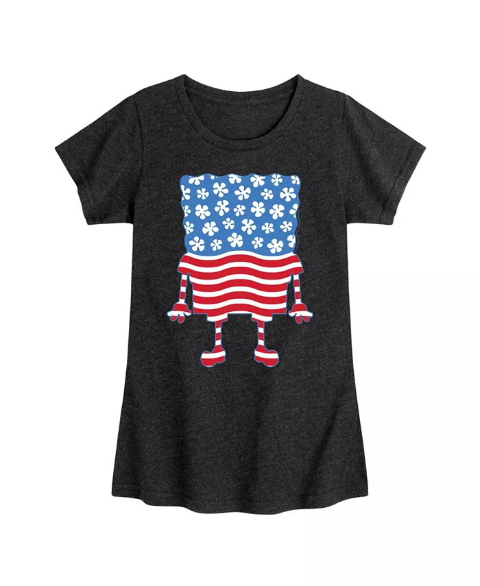 Футболка с принтом "Sponge Bob Square Pants" и флагом США для девочек старшего возраста Hybrid Apparel, черный
Футболка с принтом "Sponge Bob Square Pants" и флагом США для девочек старшего возраста Hybrid Apparel, черный