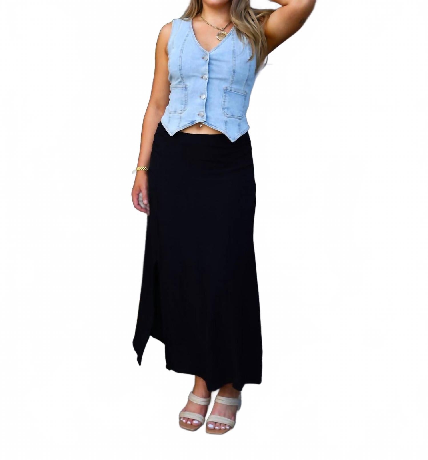 Юбка Clark Maxi черного цвета Blu Pepper, черный
Юбка Clark Maxi черного цвета Blu Pepper, черный