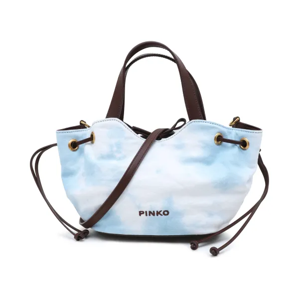 Сумка-Шоппер Pagoda с добавлением кожи Pinko, синий
Сумка-Шоппер Pagoda с добавлением кожи Pinko, синий