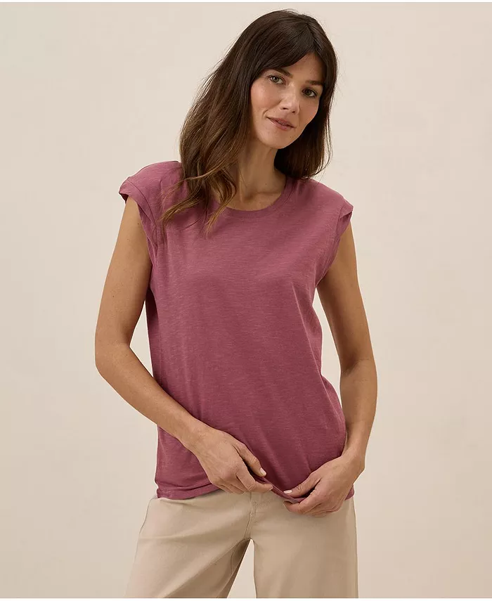 Женская футболка Slub Muscle из органического хлопка, облегчённая, с бахромой Pact, фиолетовый
Женская футболка Slub Muscle из органического хлопка, облегчённая, с бахромой Pact, фиолетовый