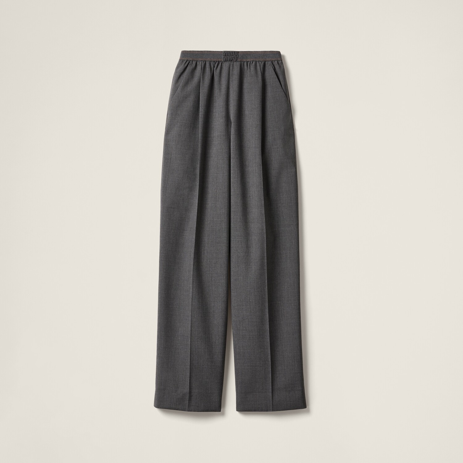 Брюки из тончайшей шерсти MIU MIU, серый
Брюки из тончайшей шерсти MIU MIU, серый