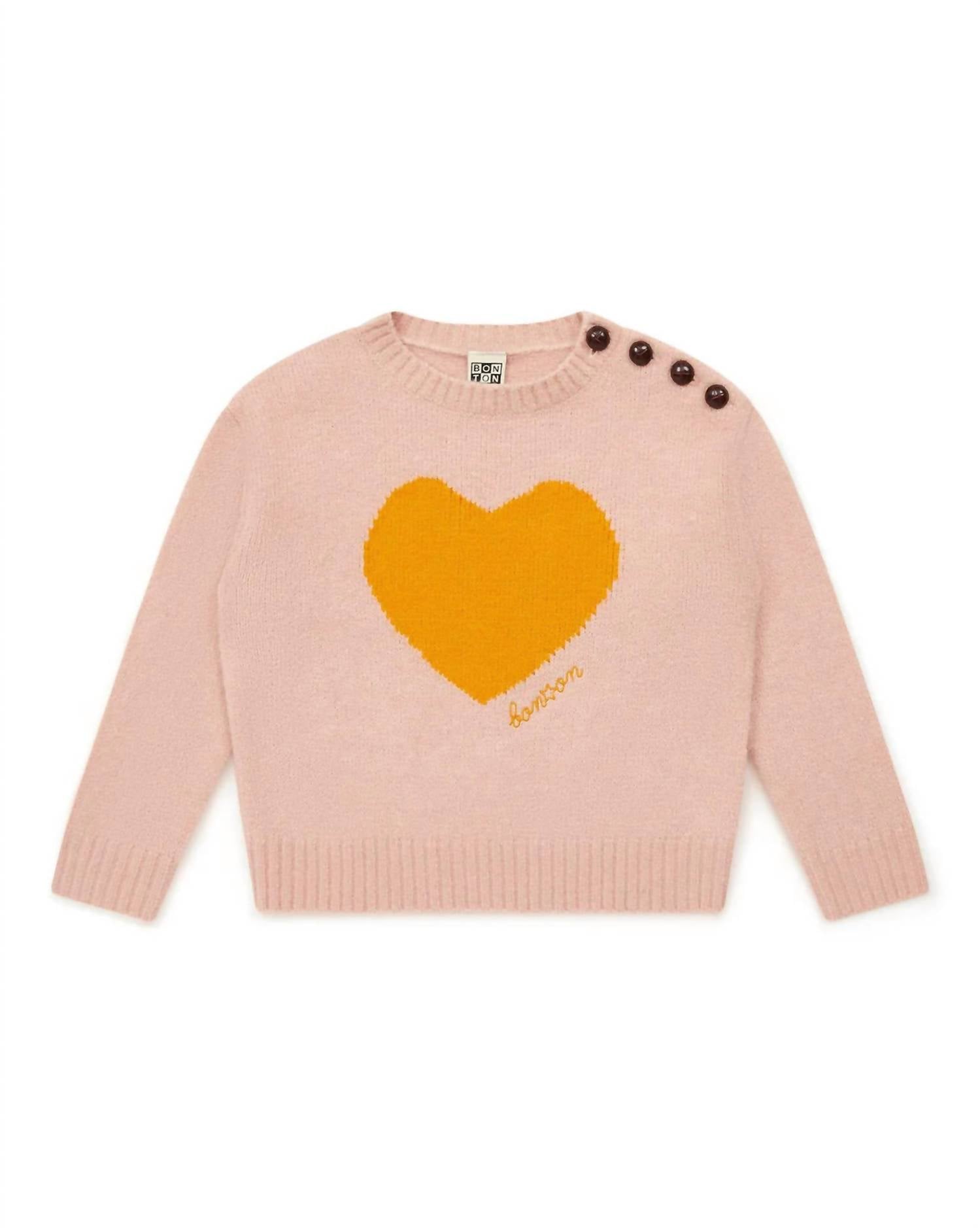 Детский свитер Misty Heart в бледно-розовом Bonton
Детский свитер Misty Heart в бледно-розовом Bonton