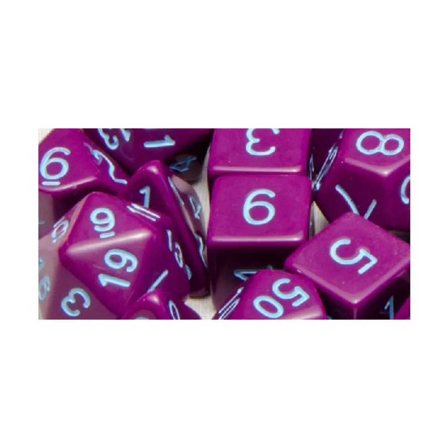 Набор Poly — непрозрачный темно-фиолетовый со светло-голубым (15), Game Dice - Opaque (Role 4 Initiative)
Набор Poly — непрозрачный темно-фиолетовый со светло-голубым (15), Game Dice - Opaque (Role 4 Initiative)