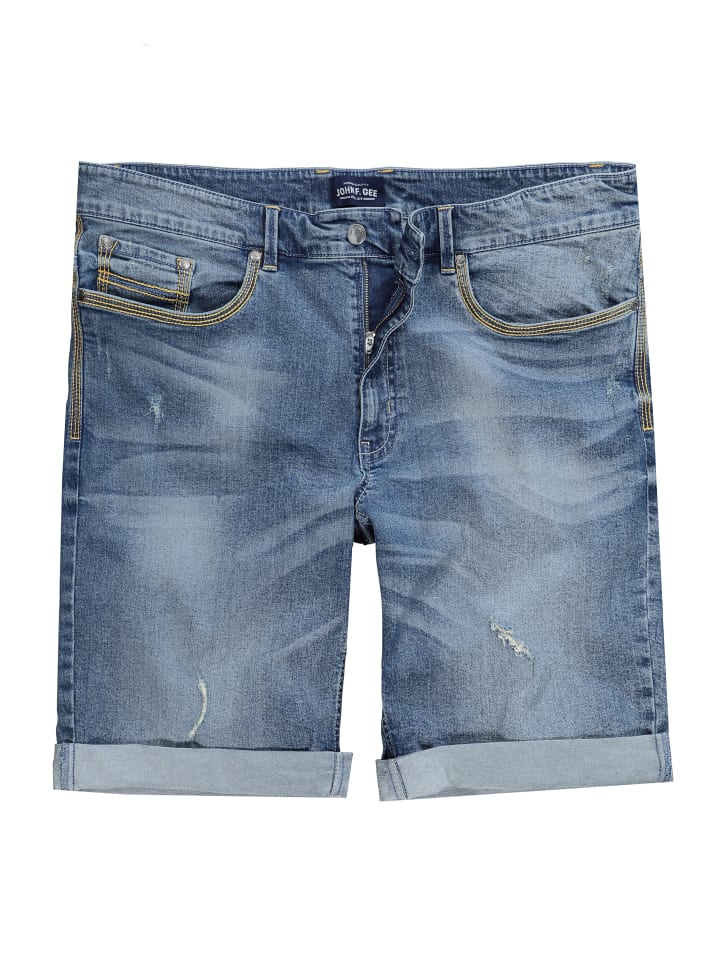 Джинсовые шорты John F. Gee, синий деним
Джинсовые шорты John F. Gee, синий деним