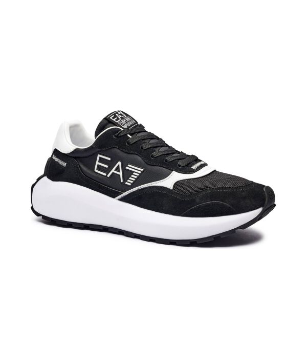Кроссовки Ea7 с элементами кожи, черный
Кроссовки Ea7 с элементами кожи, черный