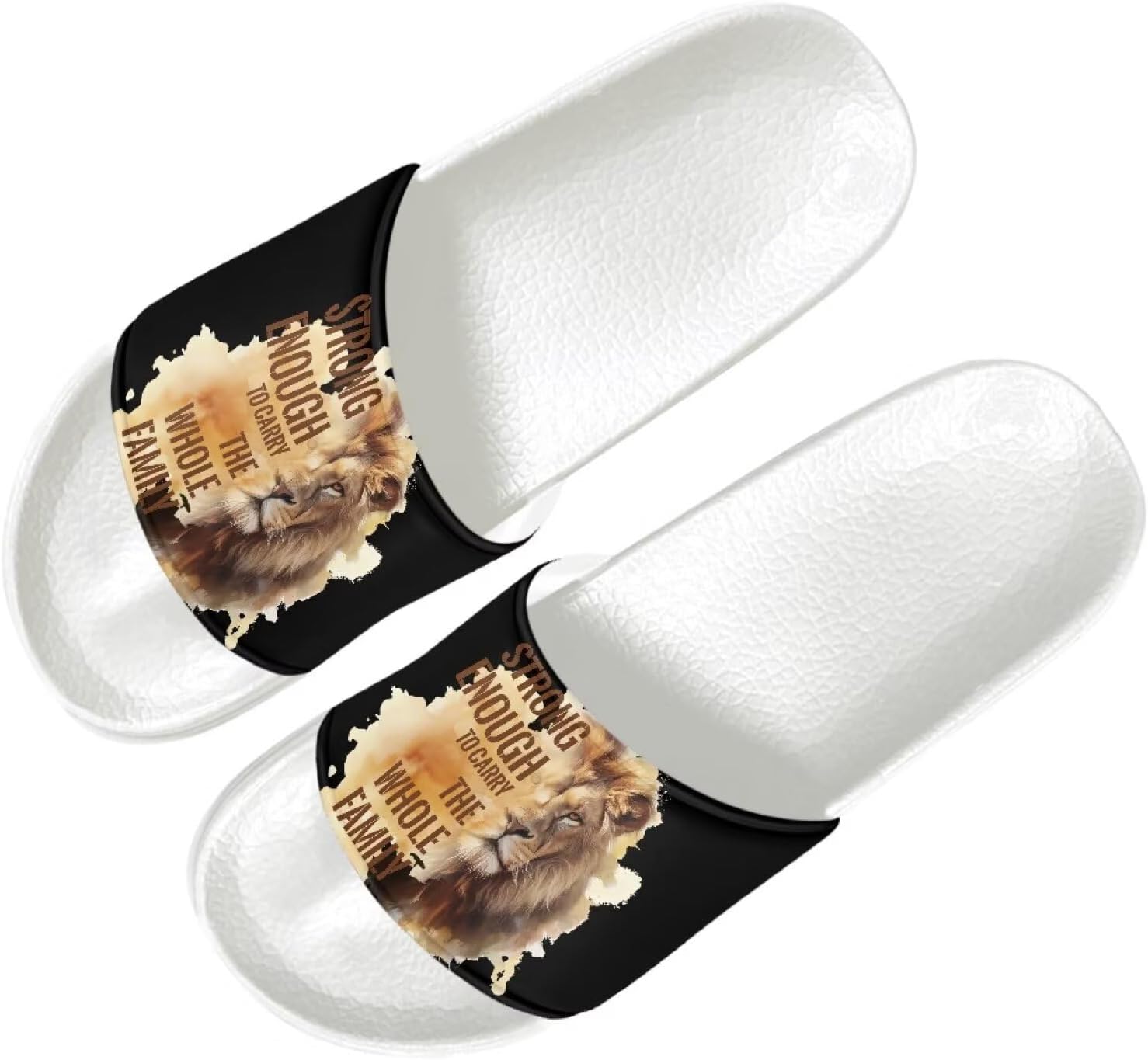 Мужские шлепанцы Quxjehoe, быстросохнущие для душа, противоскользящие, легкие, модные летние сандалии, размеры США 5-14, Lion
Мужские шлепанцы Quxjehoe, быстросохнущие для душа, противоскользящие, легкие, модные летние сандалии, размеры США 5-14, Lion