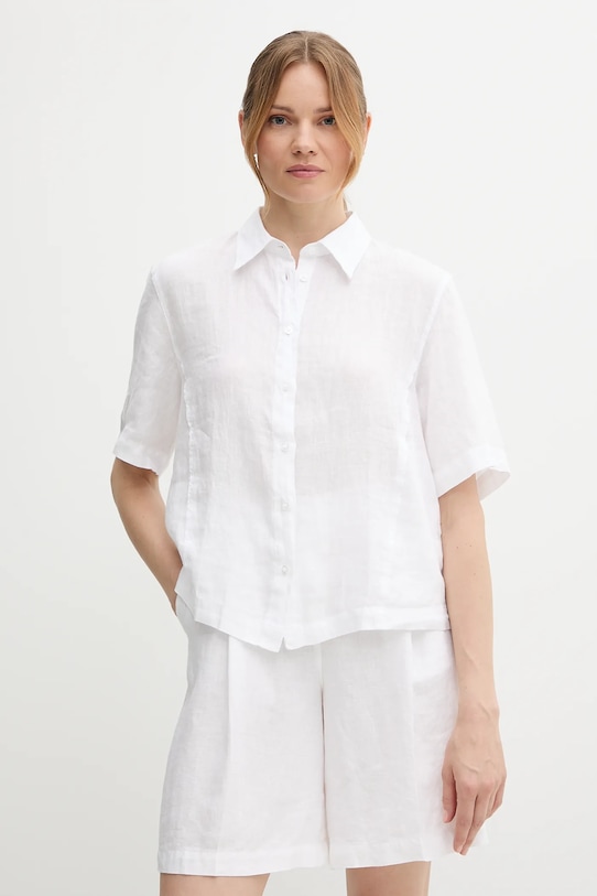 Льняная рубашка Sisley, белый
Льняная рубашка Sisley, белый