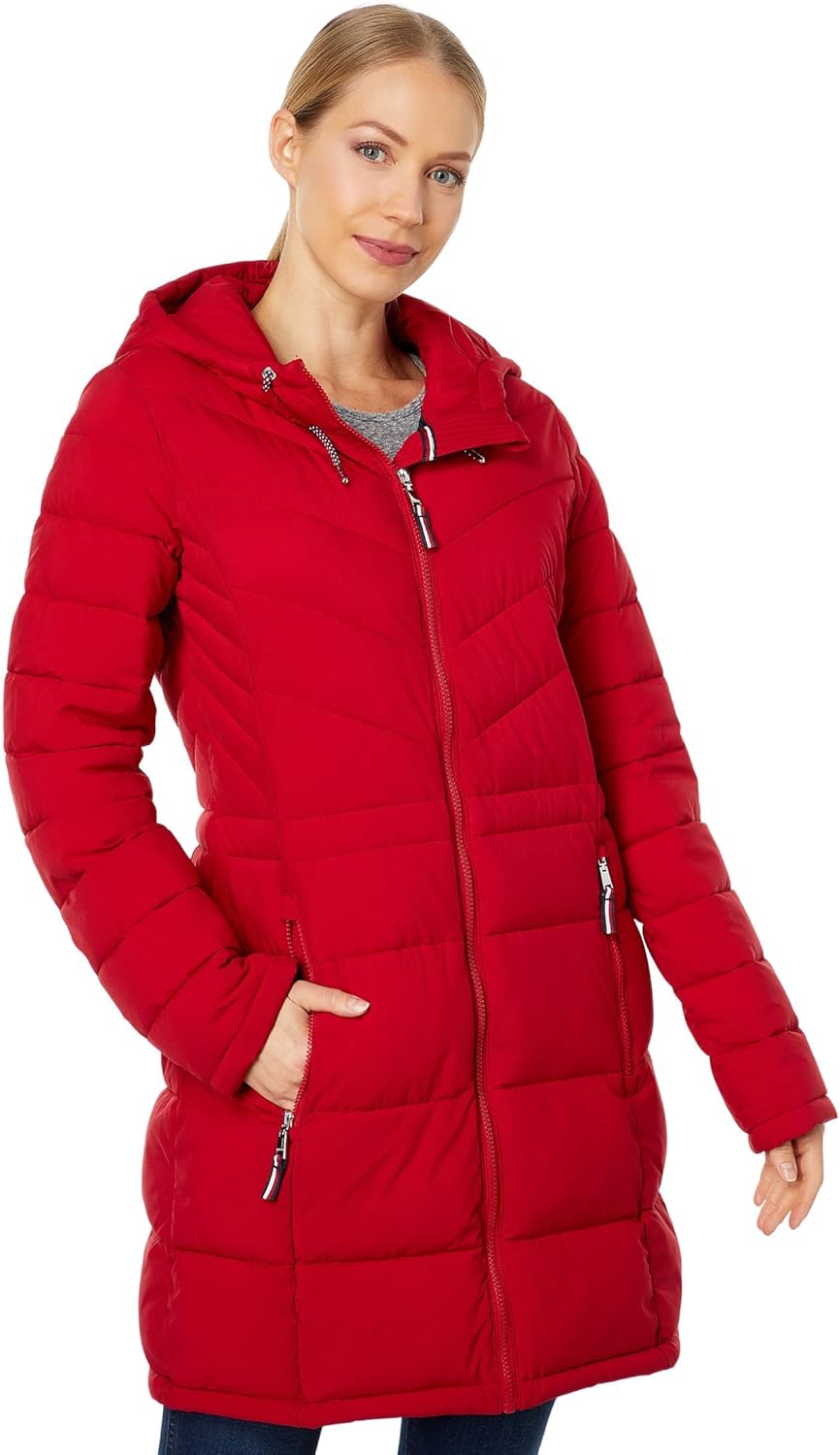 Tommy Hilfiger 3/4 Hooded Packable, Crimson
Tommy Hilfiger 3/4 Hooded Packable, Crimson