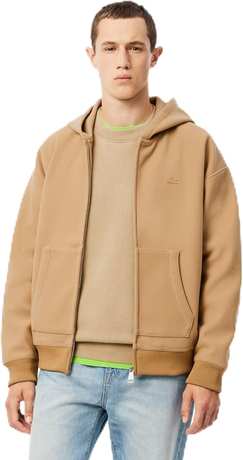 Мужская фланелевая толстовка на молнии LACOSTE, бежевый
Мужская фланелевая толстовка на молнии LACOSTE, бежевый