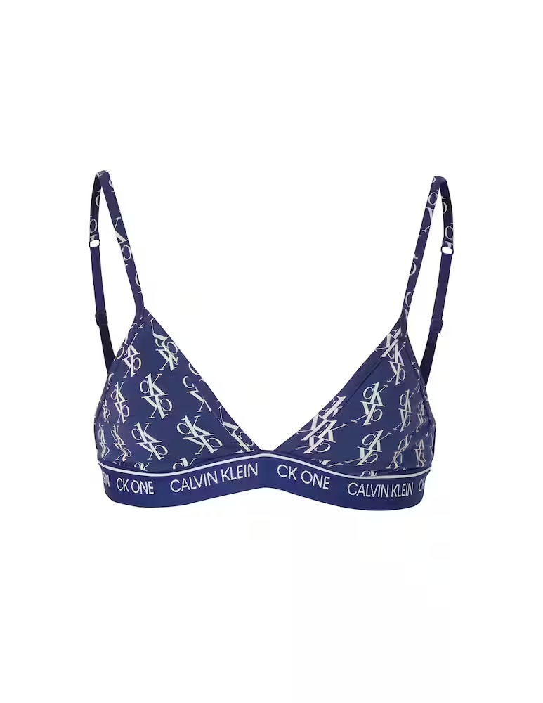Бюстгальтер с треугольными чашками без подкладки - синий Calvin Klein, цвет Connect_Soft Grape
Бюстгальтер с треугольными чашками без подкладки - синий Calvin Klein, цвет Connect_Soft Grape