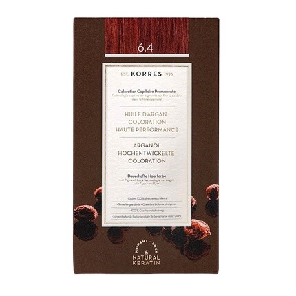 Краситель с аргановым маслом, безаммиачная краска для волос, темно-русый, медный, 6,4, 100% покрытие седины, веганский, Korres
Краситель с аргановым маслом, безаммиачная краска для волос, темно-русый, медный, 6,4, 100% покрытие седины, веганский, Korres