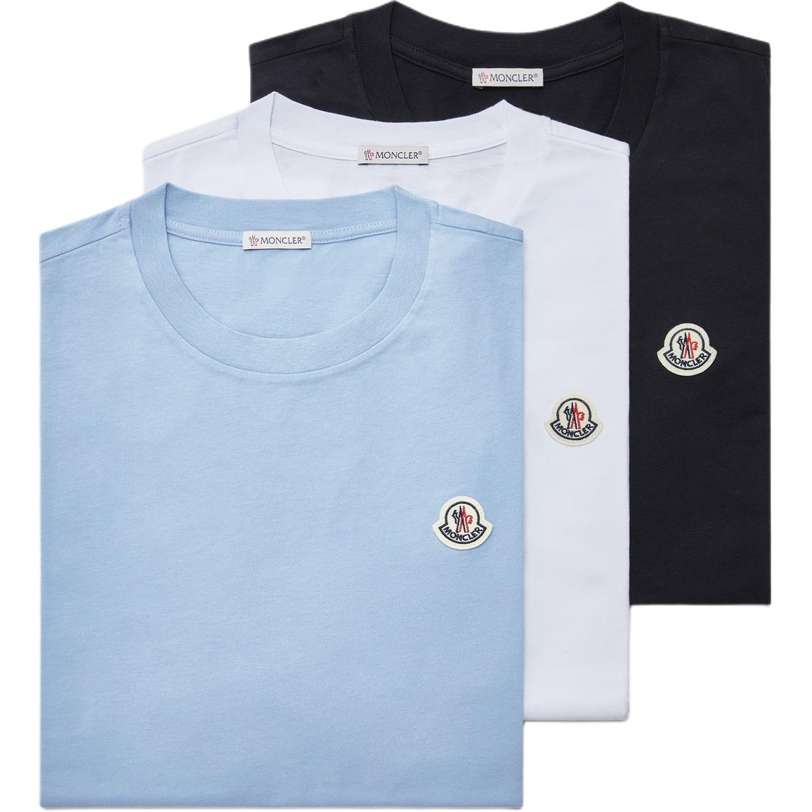 Пачка из трех футболок с круглым вырезом Moncler, белый
Пачка из трех футболок с круглым вырезом Moncler, белый