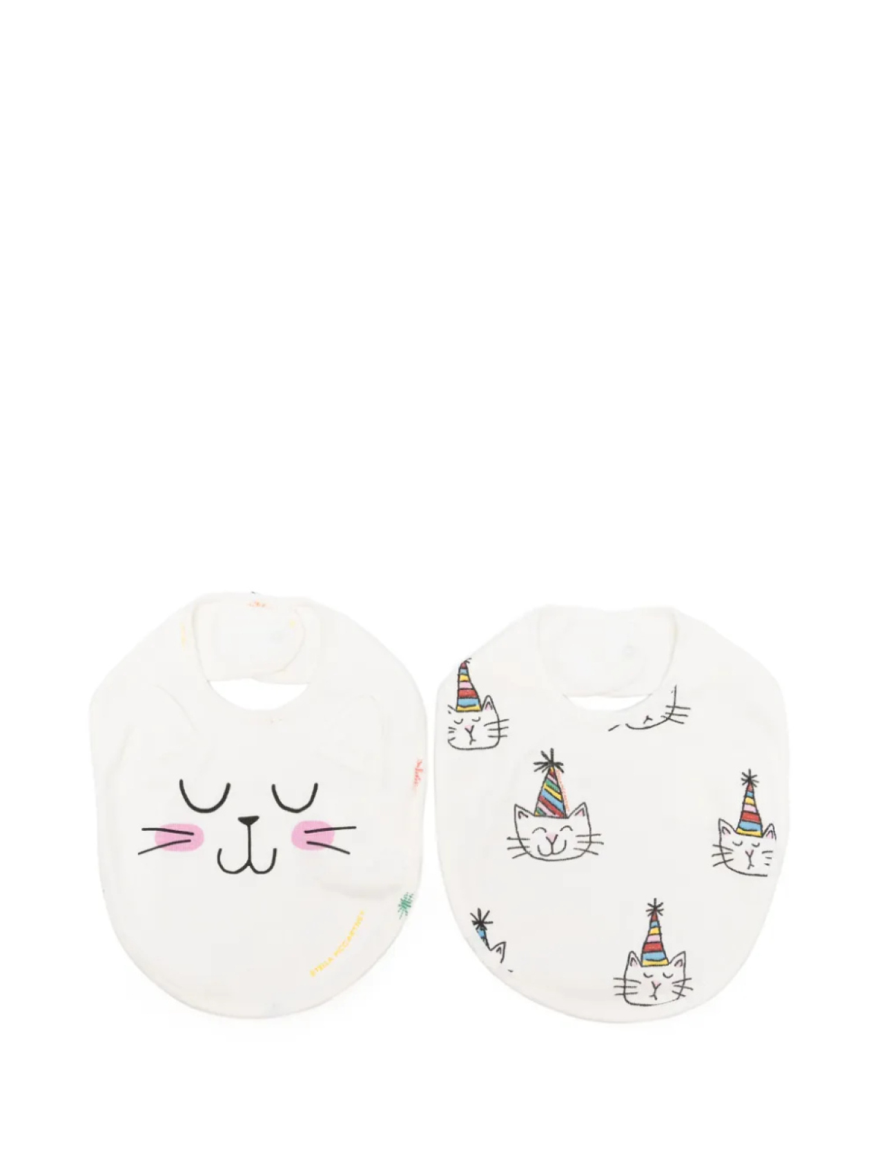 Комплект нагрудников с графическим принтом «Кошка» Stella McCartney Kids, белый
Комплект нагрудников с графическим принтом «Кошка» Stella McCartney Kids, белый