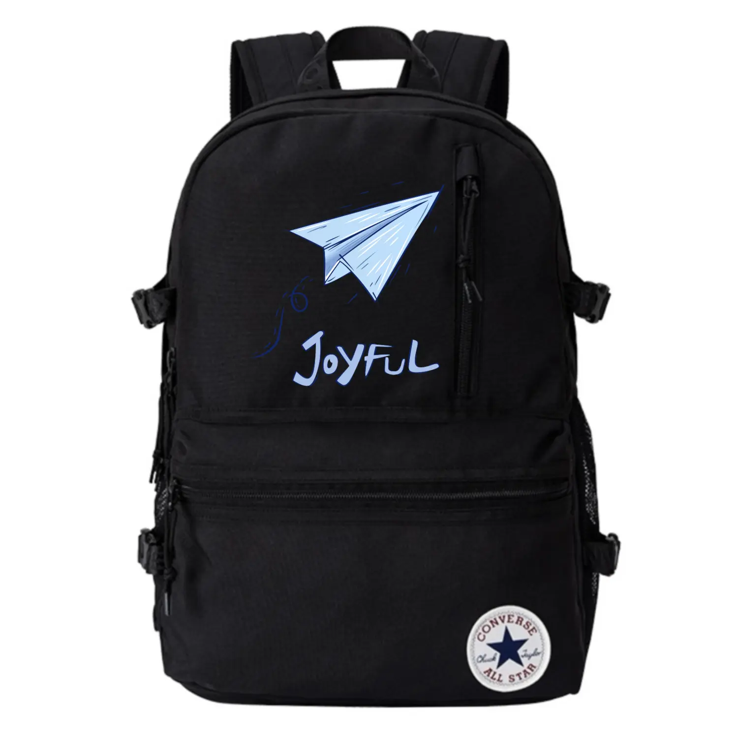 Converse Полиэстеровый рюкзак среднего размера унисекс черный, Plane
Converse Полиэстеровый рюкзак среднего размера унисекс черный, Plane