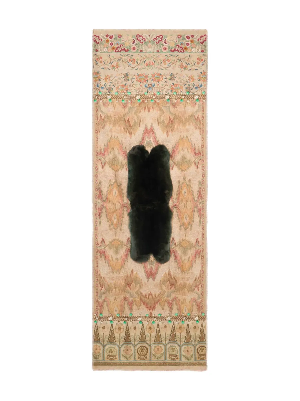 Шарф Fanory с вышивкой и меховой вставкой Pierre-Louis Mascia, нейтральный
Шарф Fanory с вышивкой и меховой вставкой Pierre-Louis Mascia, нейтральный