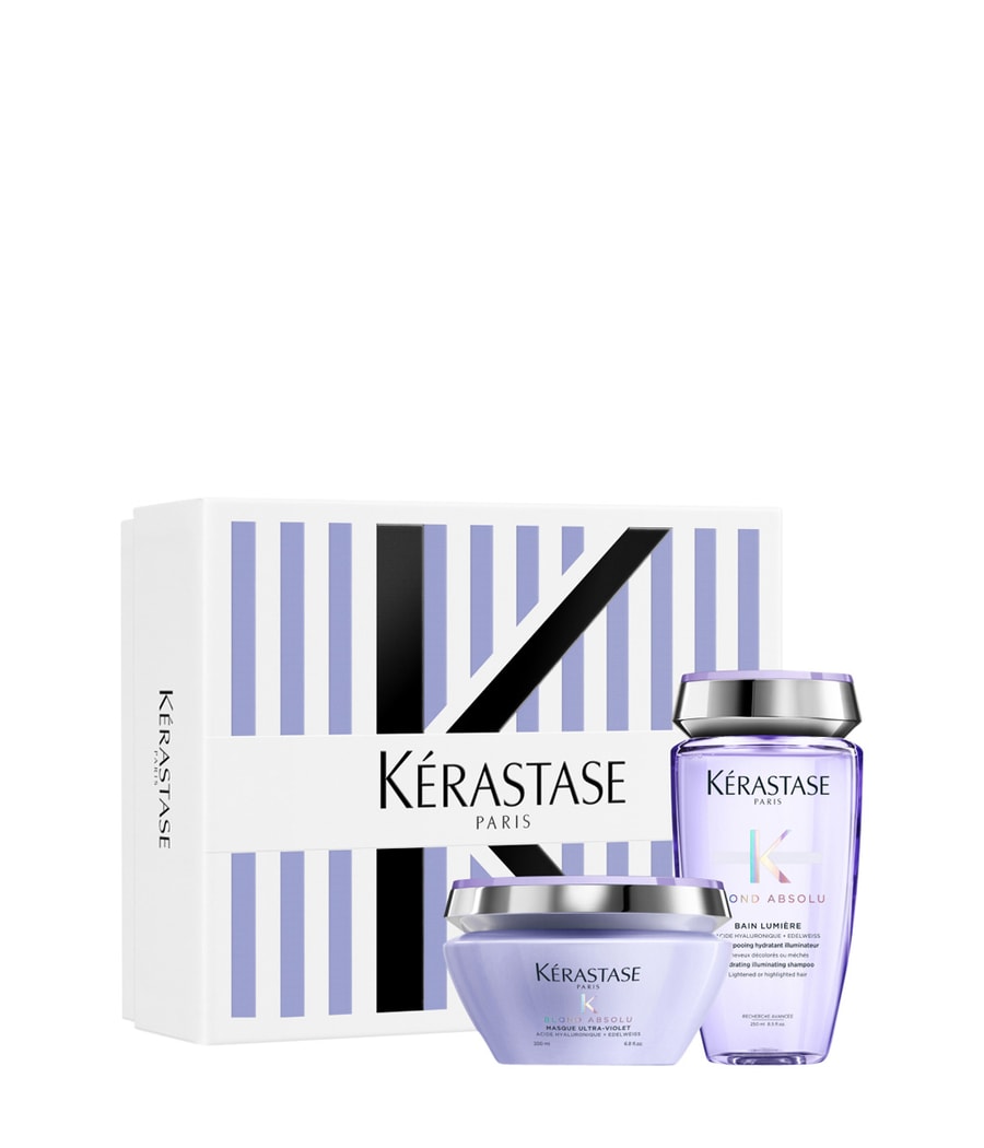 Набор для ухода за волосами Kérastase Blond Absolu Intense Spring Set - Bain Lumière & Masque Ultra-Violet, 1 шт.
Набор для ухода за волосами Kérastase Blond Absolu Intense Spring Set - Bain Lumière & Masque Ultra-Violet, 1 шт.