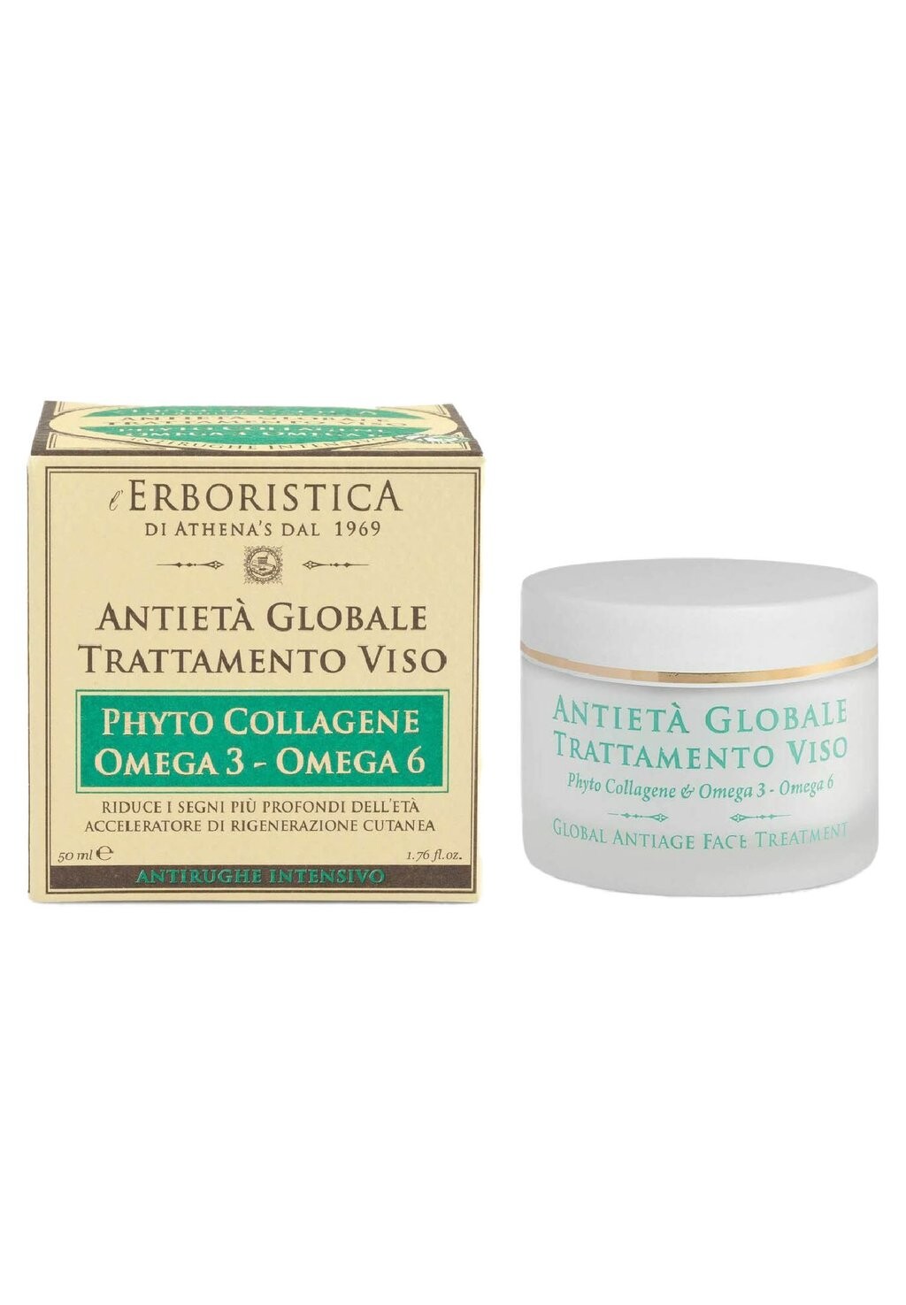 Антивозрастной уход GLOBALE ANTI-AGING-GESICHTSPFLEGE PHYTOCOLLAGEN OMEGA 3, OMEGA 6 L'ERBORISTICA, цвет weiß
Антивозрастной уход GLOBALE ANTI-AGING-GESICHTSPFLEGE PHYTOCOLLAGEN OMEGA 3, OMEGA 6 L'ERBORISTICA, цвет weiß