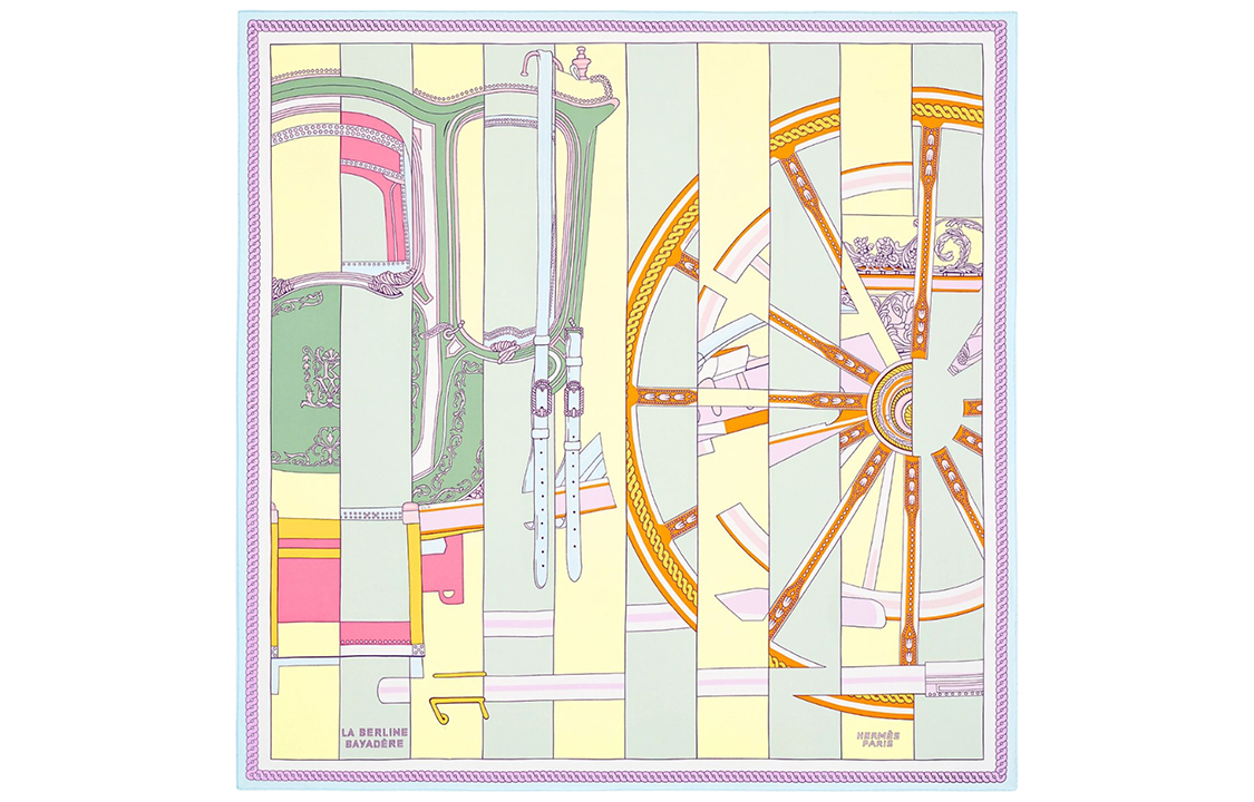 HERMES Шёлковый шарф, Blue
HERMES Шёлковый шарф, Blue