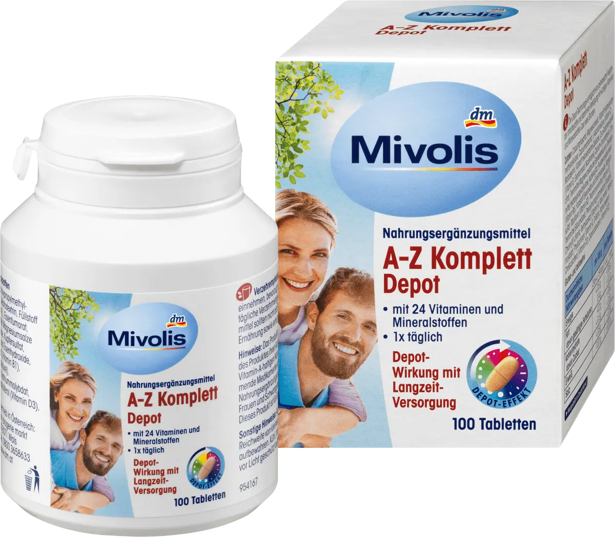 AZ Complete Depot таблетки 100 шт. 138 г. Mivolis
AZ Complete Depot таблетки 100 шт. 138 г. Mivolis