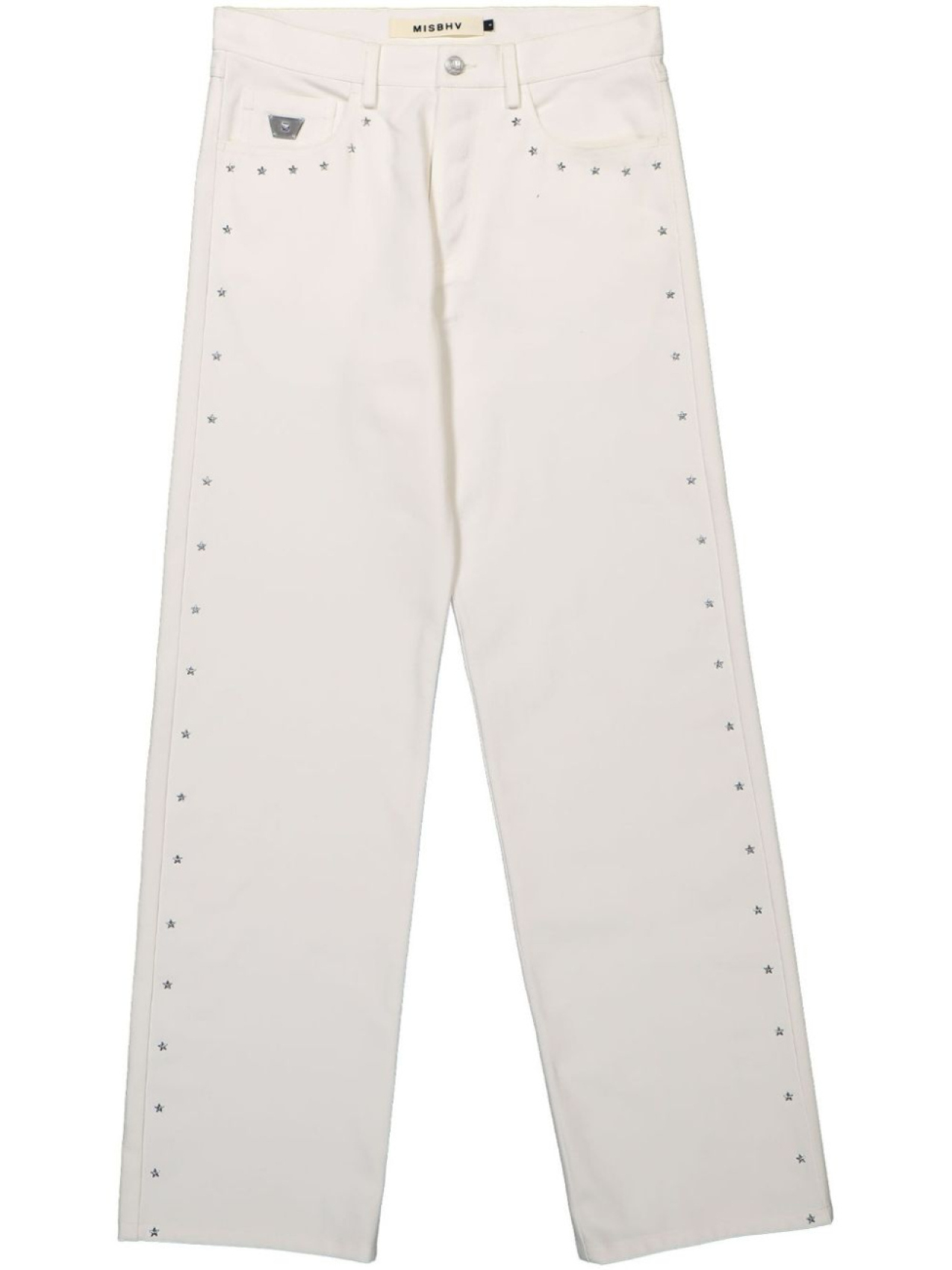 Джинсы MISBHV Star, белый 
Джинсы MISBHV Star, белый