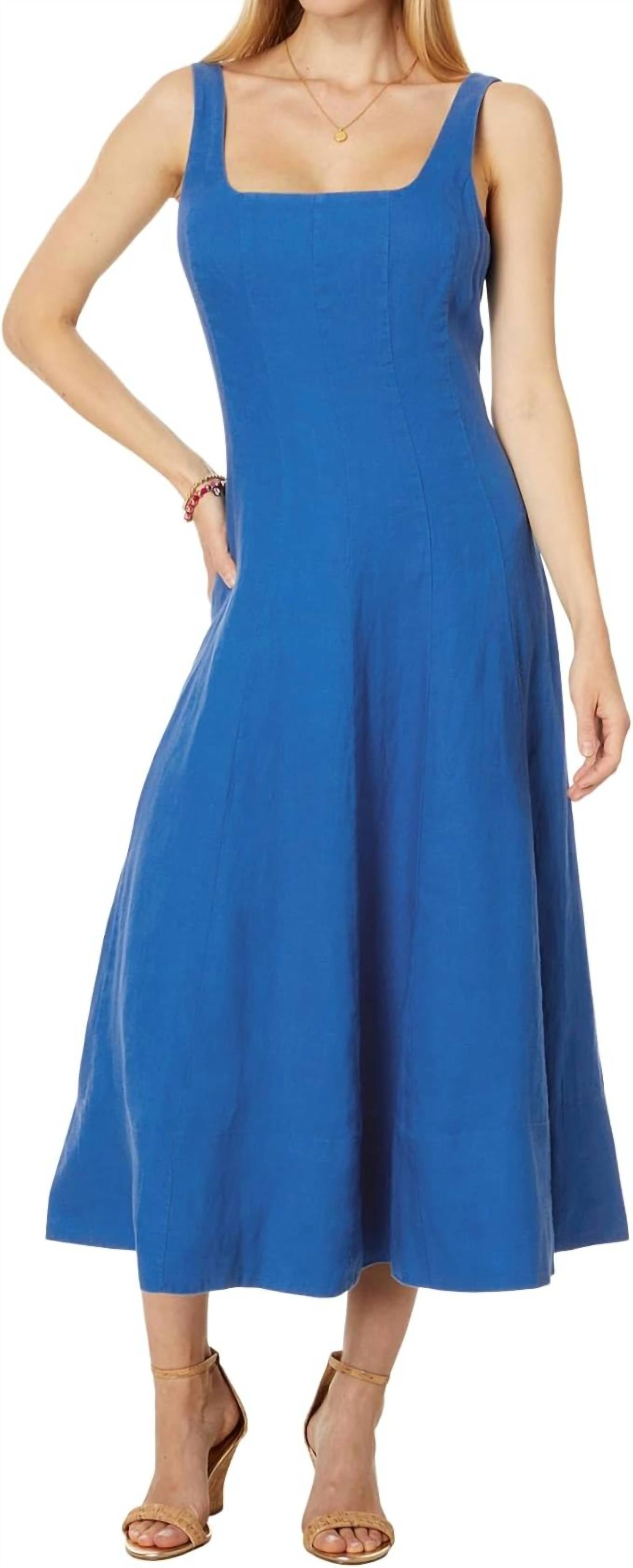 Calina Льняное платье миди в цвете Barton Blue Lilly Pulitzer
Calina Льняное платье миди в цвете Barton Blue Lilly Pulitzer