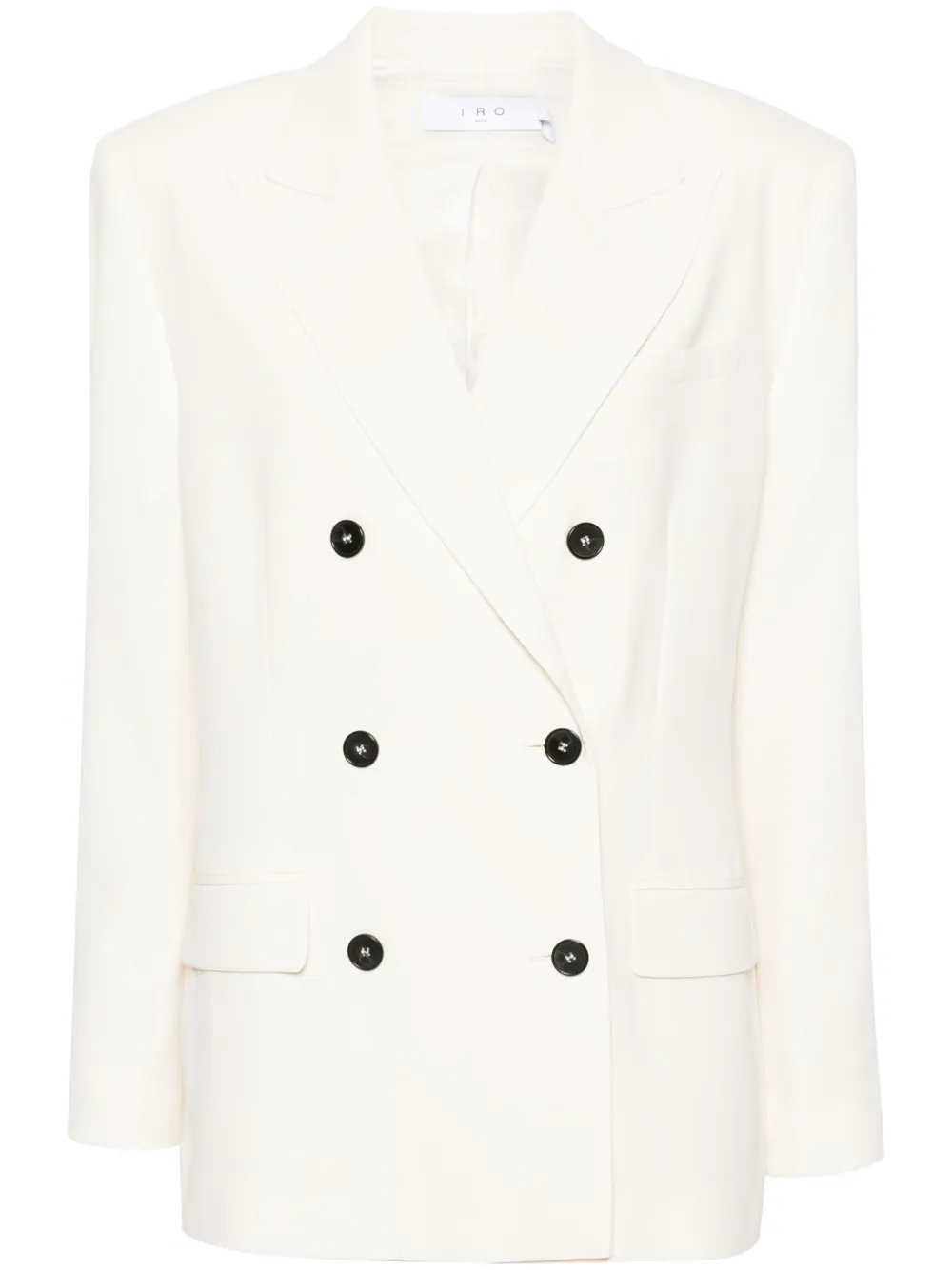 Двубортный пиджак Kristal IRO, нейтральный
Двубортный пиджак Kristal IRO, нейтральный