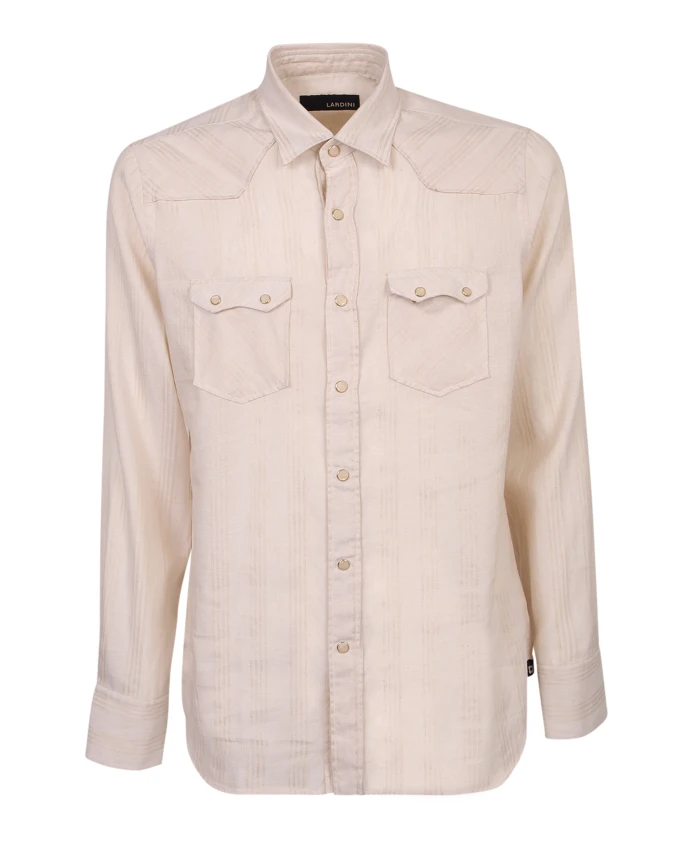 Повседневная рубашка Lardini, бежевый
Повседневная рубашка Lardini, бежевый