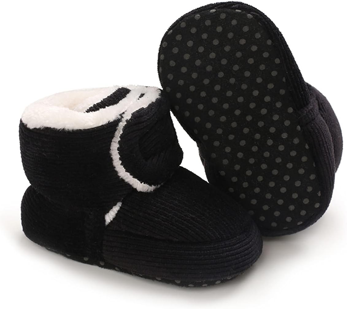 Ботинки для новорожденных мальчиков и девочек E-FAK, зимние снежные с бантиком, с мягкой подошвой, противоскользящие, теплые, для малышей и начинающих ходить, 03 Black
Ботинки для новорожденных мальчиков и девочек E-FAK, зимние снежные с бантиком, с мягкой подошвой, противоскользящие, теплые, для малышей и начинающих ходить, 03 Black