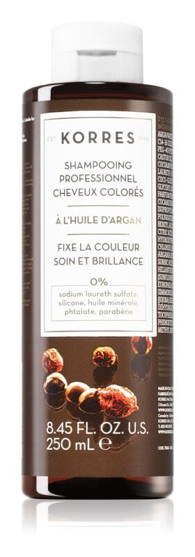 Korres Argan Oil очищающий шампунь для окрашенных волос 250мл Inna Marka
Korres Argan Oil очищающий шампунь для окрашенных волос 250мл Inna Marka