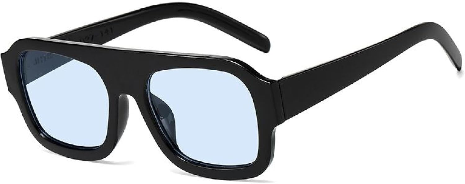 Женские солнцезащитные очки в крупной оправе, модные винтажные солнцезащитные очки, мужские солнцезащитные очки для вождения и езды на велосипеде, с защитой от УФ-излучения UV400 TKKTLLT, Black Blue
Женские солнцезащитные очки в крупной оправе, модные винтажные солнцезащитные очки, мужские солнцезащитные очки для вождения и езды на велосипеде, с защитой от УФ-излучения UV400 TKKTLLT, Black Blue