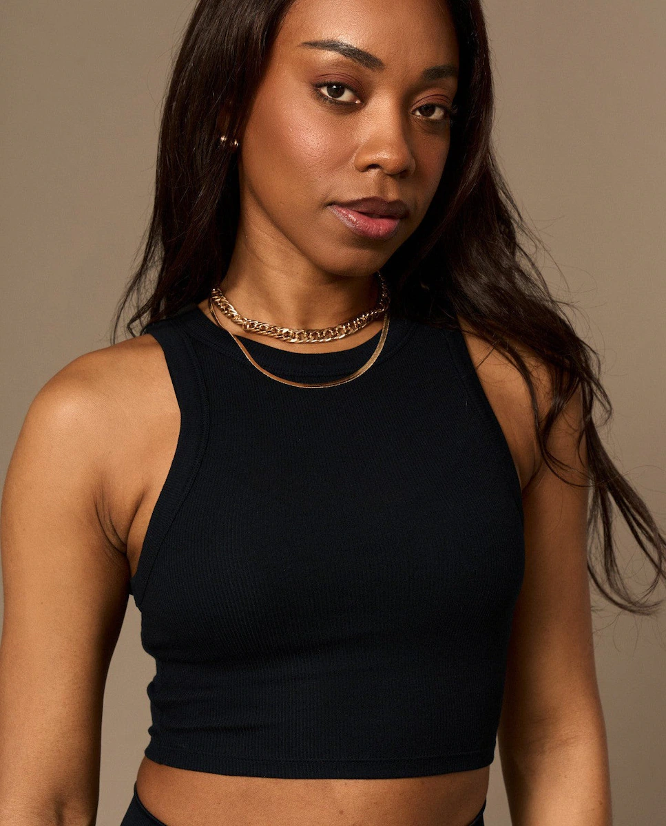 Женский спортивный топ из переработанной ткани Believe Athletics, черный
Женский спортивный топ из переработанной ткани Believe Athletics, черный