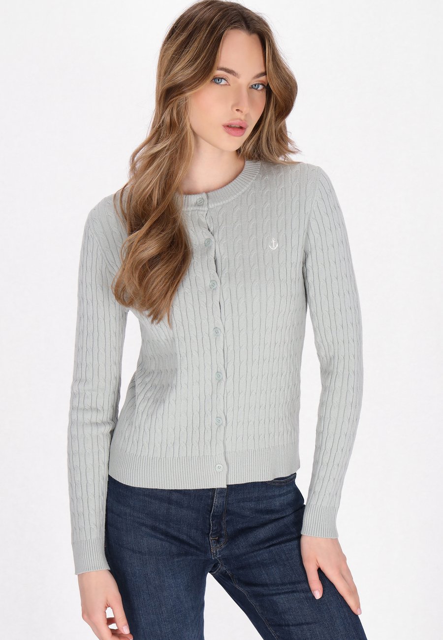 Кардиган DreiMaster Cardigan, Sage Green/Light Green
Кардиган DreiMaster Cardigan, Sage Green/Light Green