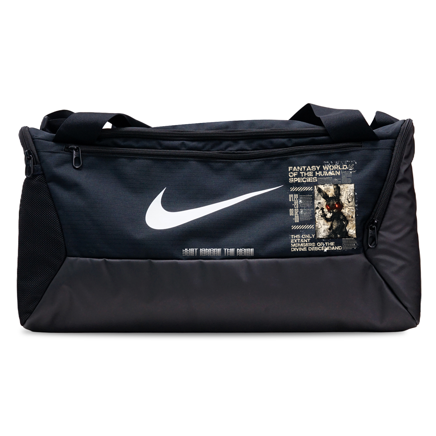 Nike Тканевая баскетбольная сумка, Distressed Red-Eyed Shepherd Rabbit
Nike Тканевая баскетбольная сумка, Distressed Red-Eyed Shepherd Rabbit