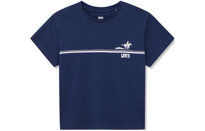 Футболка женская средняя темно-синяя Levi’S
Футболка женская средняя темно-синяя Levi’S