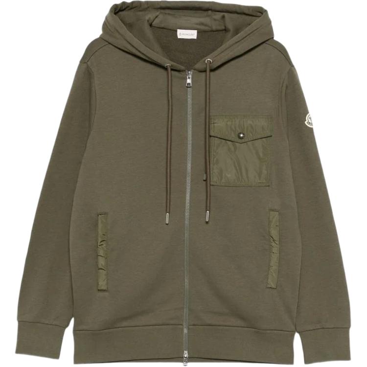 Толстовка с застежкой-молнией Moncler, зеленый
Толстовка с застежкой-молнией Moncler, зеленый