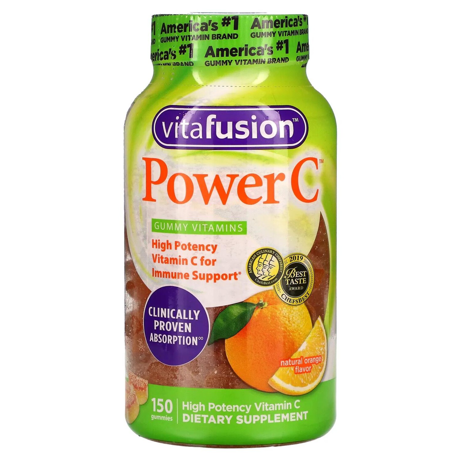 VitaFusion Power C поддержка иммунной системы натуральный вкус апельсина 150 жевательных таблеток
VitaFusion Power C поддержка иммунной системы натуральный вкус апельсина 150 жевательных таблеток