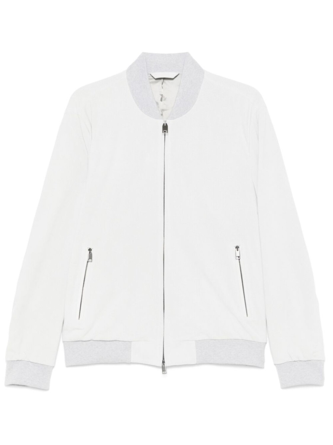 Brioni бомбер с перфорацией, серый
Brioni бомбер с перфорацией, серый