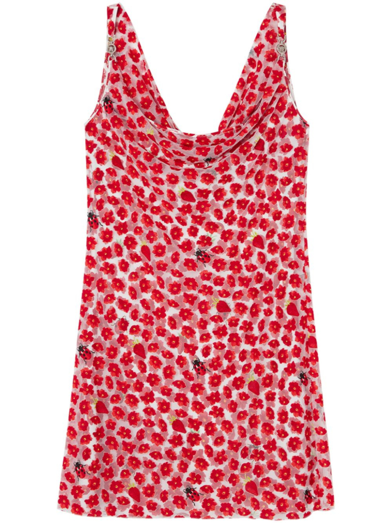 Versace платье мини с принтом Strawberry Garden Devore, белый
Versace платье мини с принтом Strawberry Garden Devore, белый