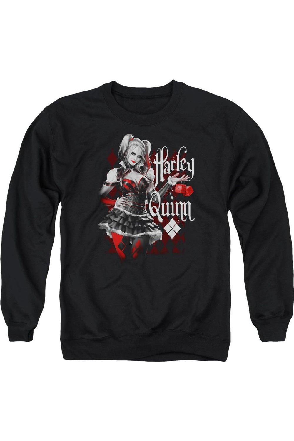 Толстовка Batman Arkham Knight Dice для взрослых с круглым вырезом Gildan, черный
Толстовка Batman Arkham Knight Dice для взрослых с круглым вырезом Gildan, черный