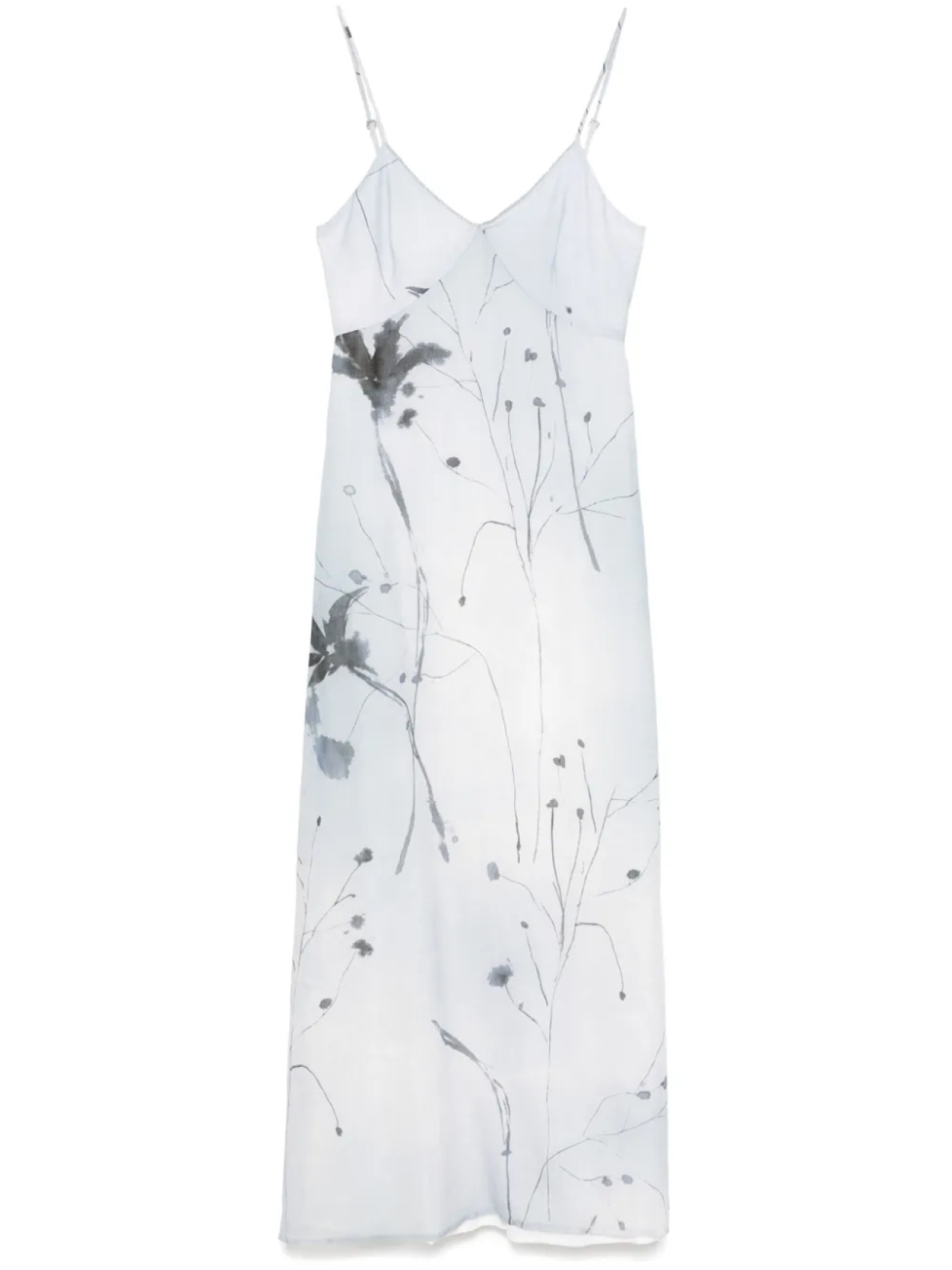 Peserico платье макси с цветочным принтом, синий
Peserico платье макси с цветочным принтом, синий