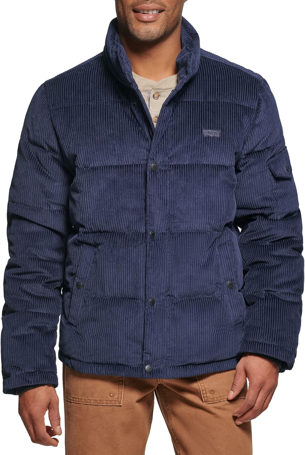 Levi's Мужская дутая куртка-пуховик, Navy Corduroy
Levi's Мужская дутая куртка-пуховик, Navy Corduroy