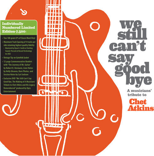 Виниловая пластинка We Still Can't Say Goodbye: A Musicians' / Various: We Still Can't Say Goodbye: A Musicians' Tribute To Chet Atkins (Various Artists)
Виниловая пластинка We Still Can't Say Goodbye: A Musicians' / Various: We Still Can't Say Goodbye: A Musicians' Tribute To Chet Atkins (Various Artists)