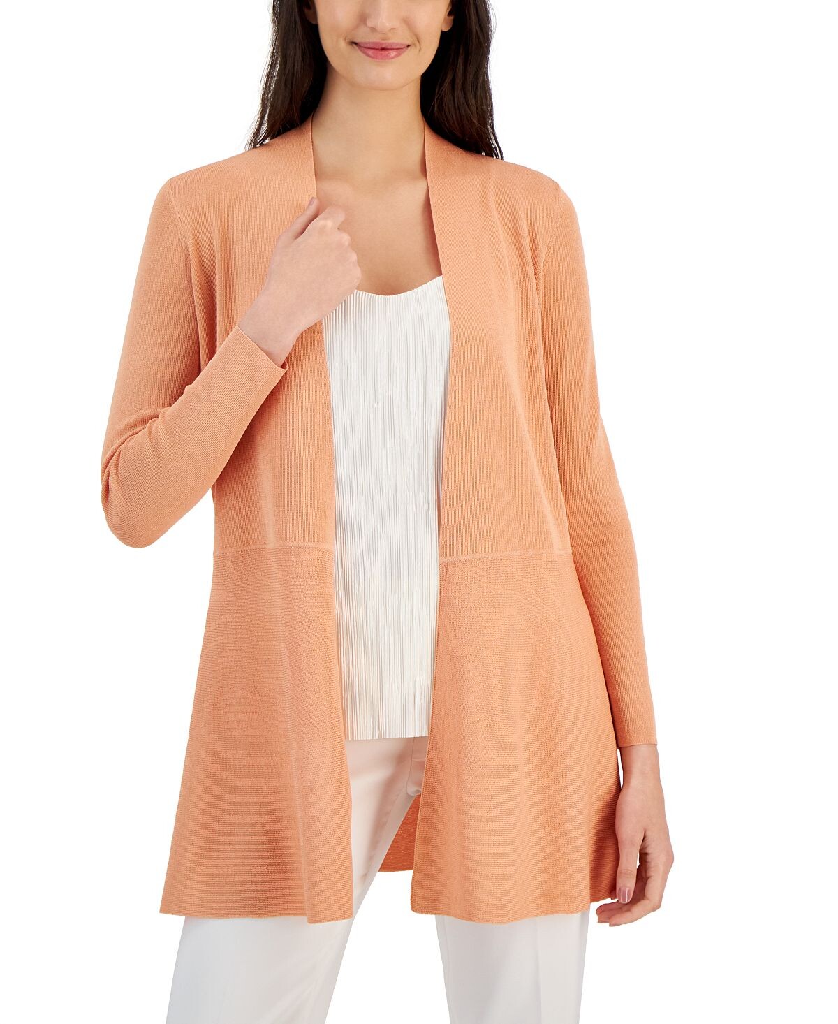 Удлиненный кардиган Monterey с открытым передом Anne Klein
Удлиненный кардиган Monterey с открытым передом Anne Klein